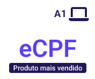 Certificado digital e-CPF - no computador - 12 meses